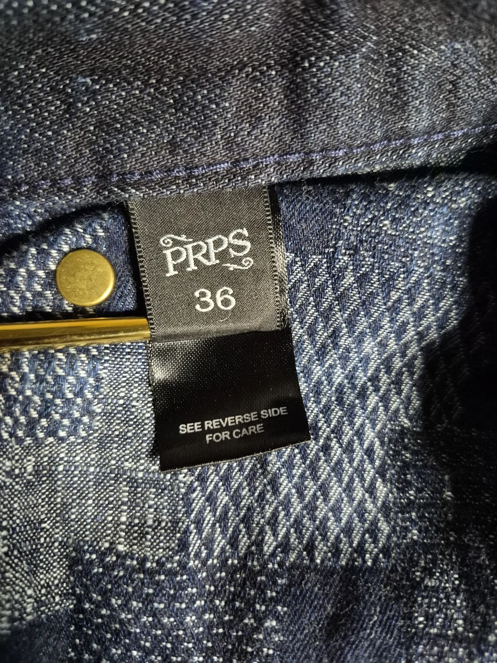 PRPS Men's Buttonfly Biker Jeans Blue Size 36 Ribbed Multi Zipper Denim EUC